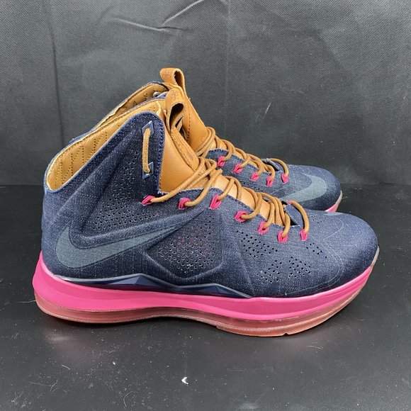 NIKE Other - Nike LeBron X(10) EXT Denim QS 'Denim' 597806-400 Men's Shoes Size 10 NO BOX